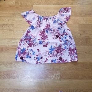 Red Lolly flowy blouse L